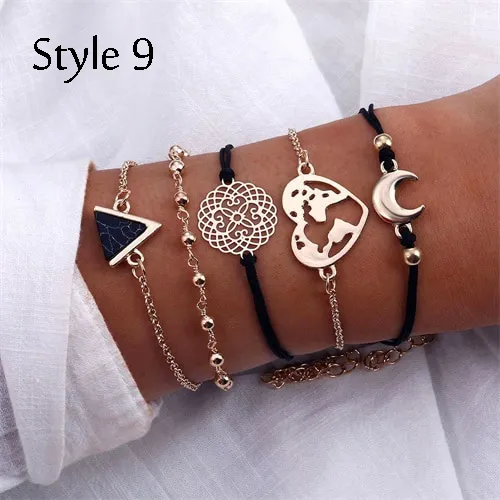 Bohemian Heart Bracelet Set  Trend