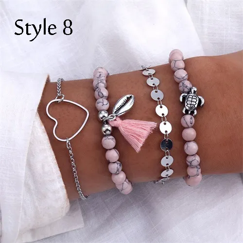 Bohemian Heart Bracelet Set  Trend