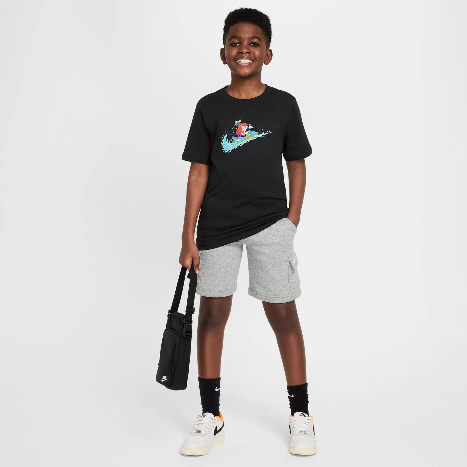 Stylish Youth Boxy Jet Ski Graphic T-Shirt