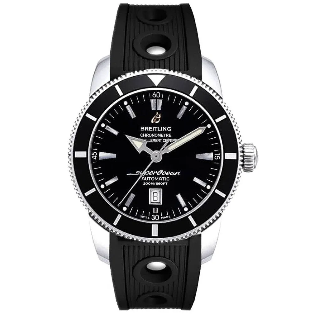 BREITLING Superocean Heritage 46mm Black Strap Mens Watch A1732024/B868 201S