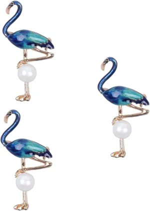 Brooch Pin Decorative Brooch Cute Enamel Pin Brooches Flamingo Lapel Flamingo Brooch Accesorios Para