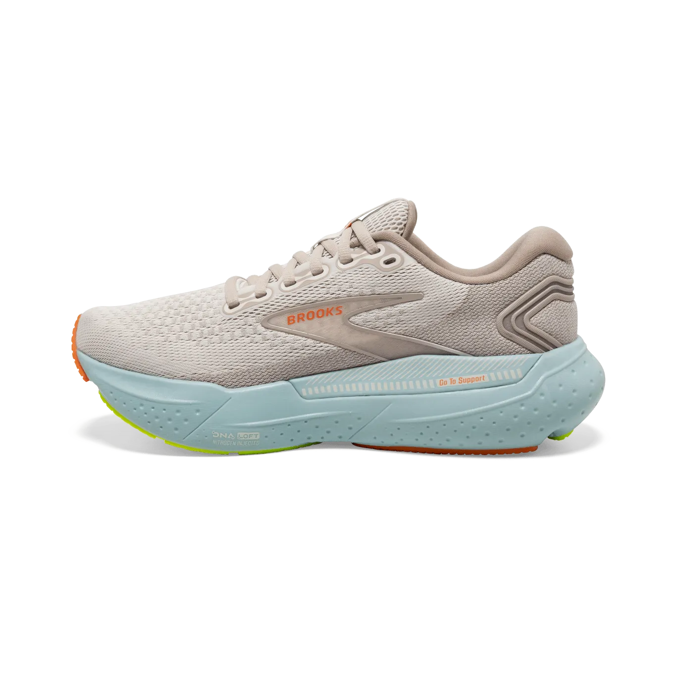 Brooks Glycerin GTS 21 (B Width) - Coconut/Aqua (Womens)