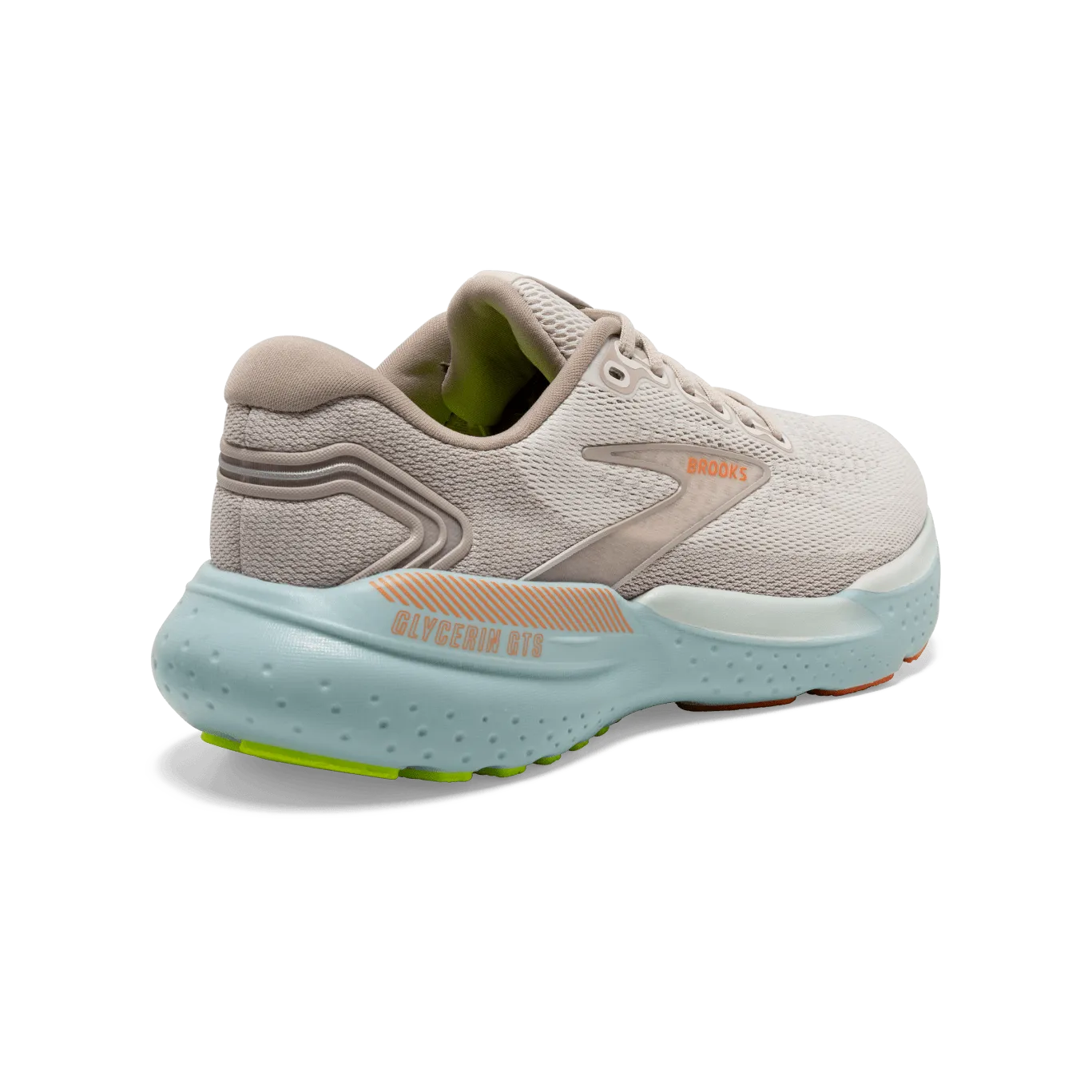 Brooks Glycerin GTS 21 (B Width) - Coconut/Aqua (Womens)