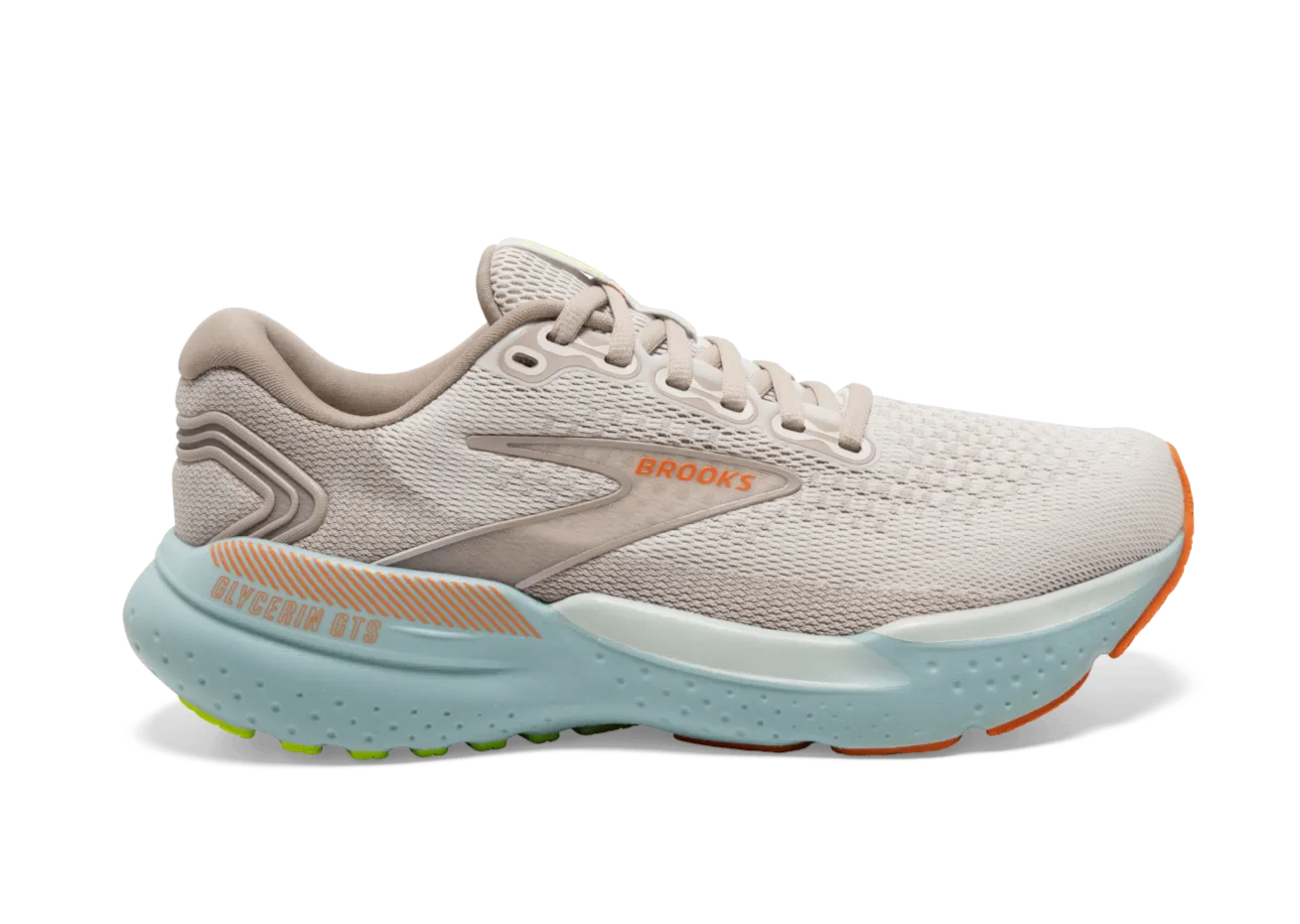 Brooks Glycerin GTS 21 (B Width) - Coconut/Aqua (Womens)