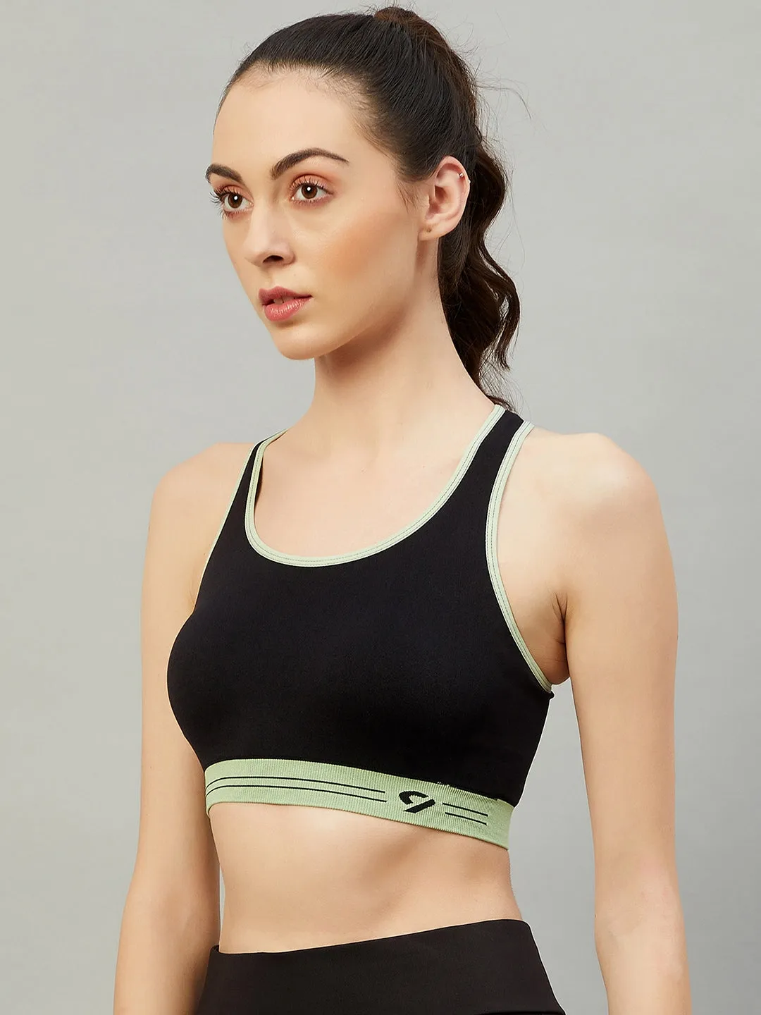 C9 Airwear Seamless Sports Bra For Girls - Brown