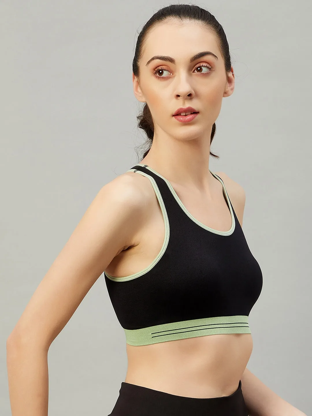 C9 Airwear Seamless Sports Bra For Girls - Brown