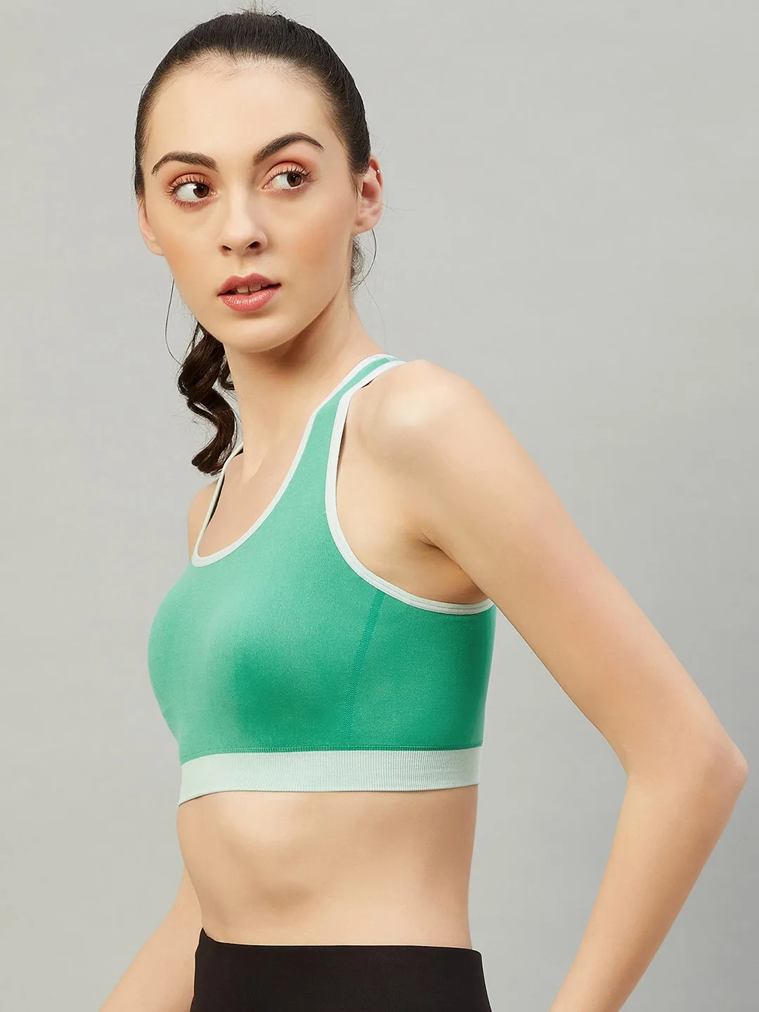 C9 Airwear Seamless Sports Bra For Girls - Brown