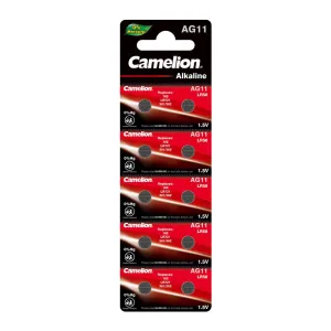 Camelion AG11 / 362 / LR721 1.5V Coin Cell Battery Pack of 10