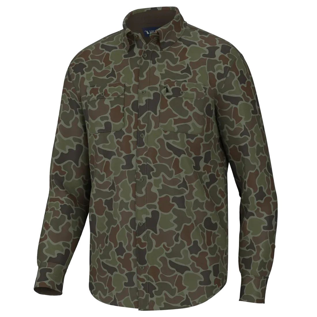 Camo Button Up Localflage OD