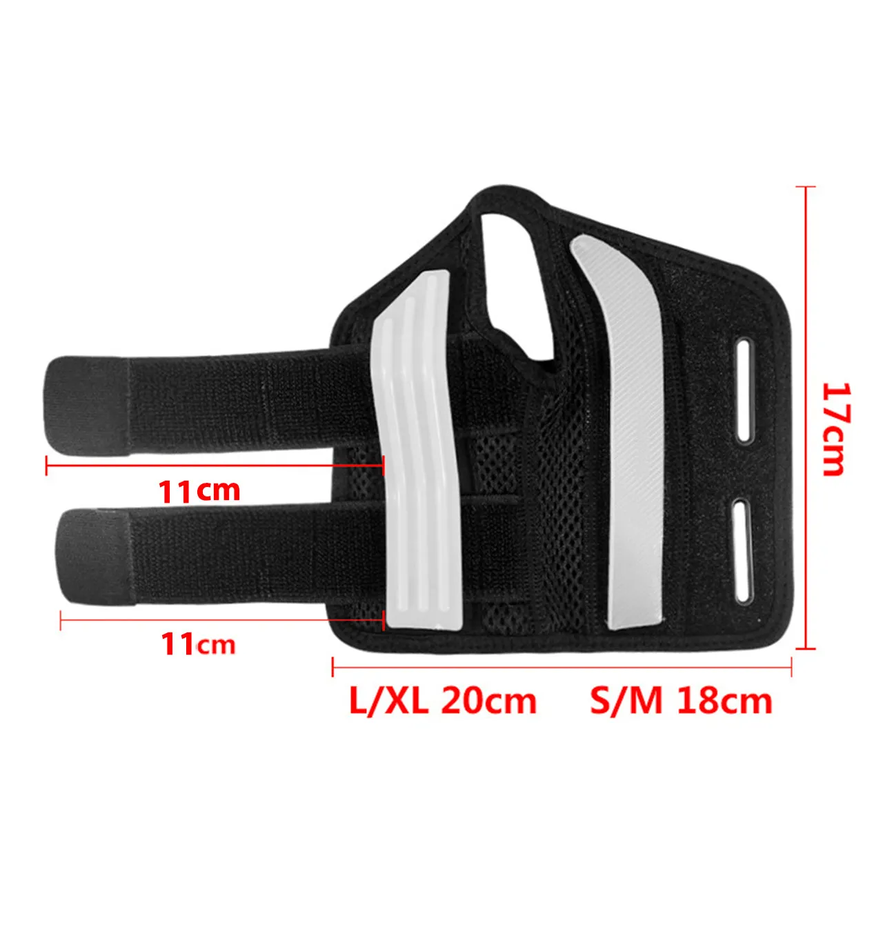 Carpal Tunnel Wrist Brace Support With Metal Stabilizer-Left(L/XL)