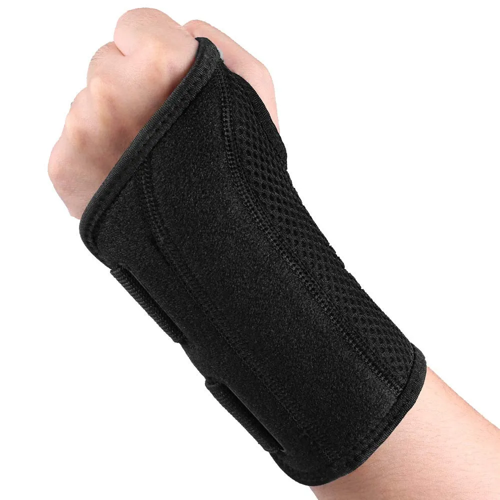 Carpal Tunnel Wrist Brace Support With Metal Stabilizer-Left(L/XL)