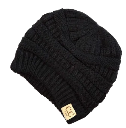 C.C. Beanie - Baby Solid Beanie in Black