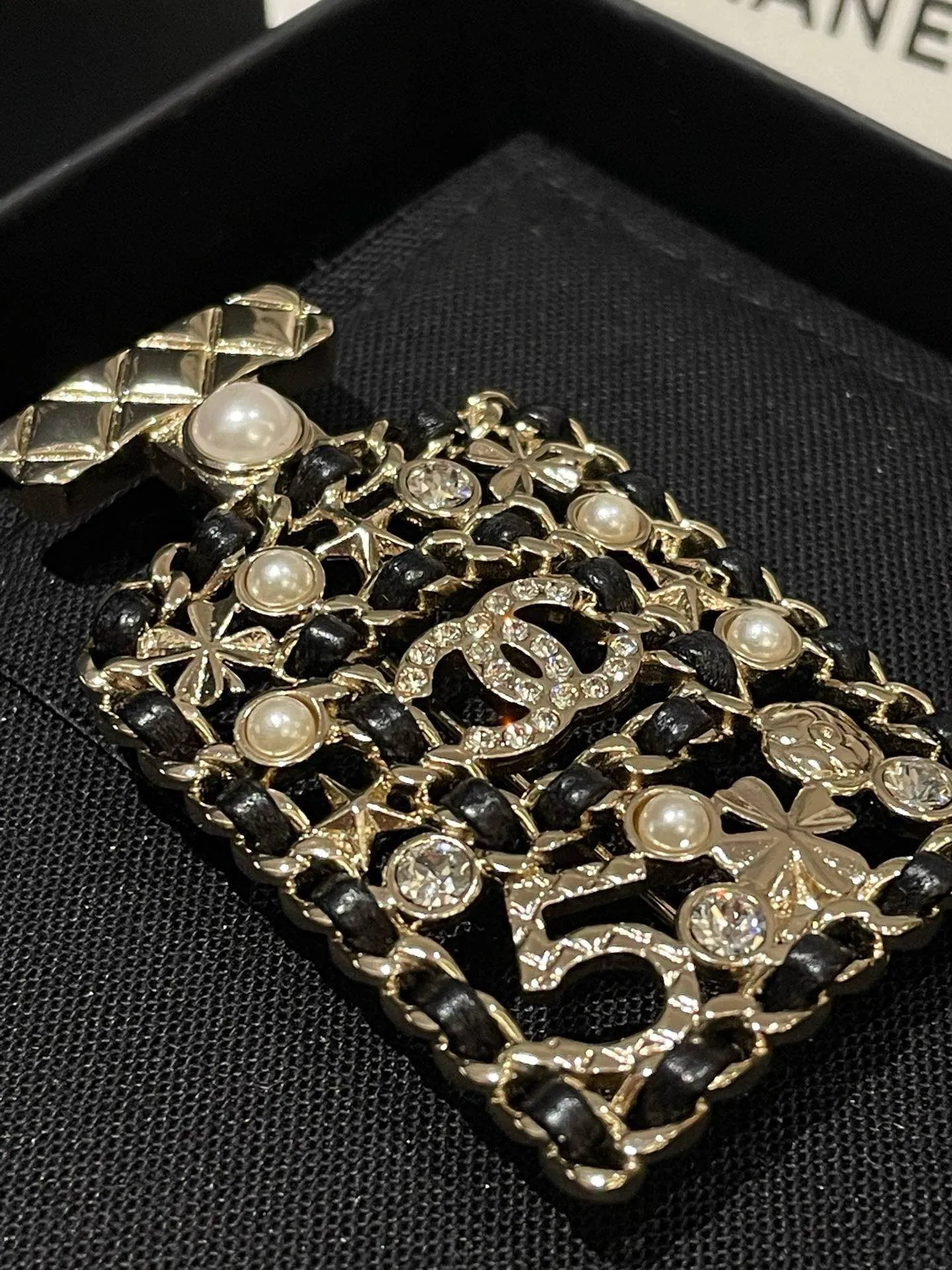 Chanel 21V No.5 Bottle Brooch Gold Brooches