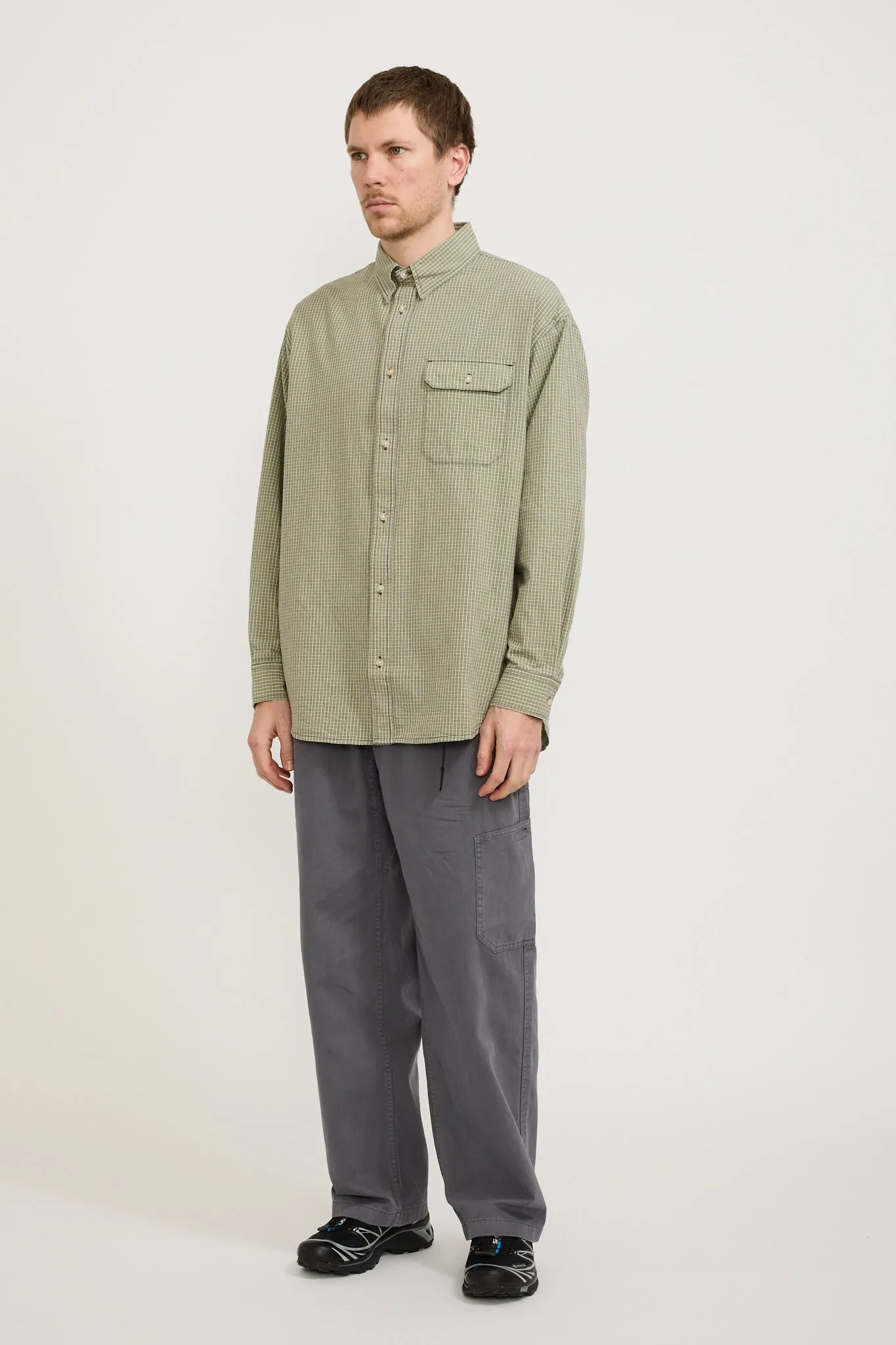 Checkered Stance Shirt Sierra Check Mint