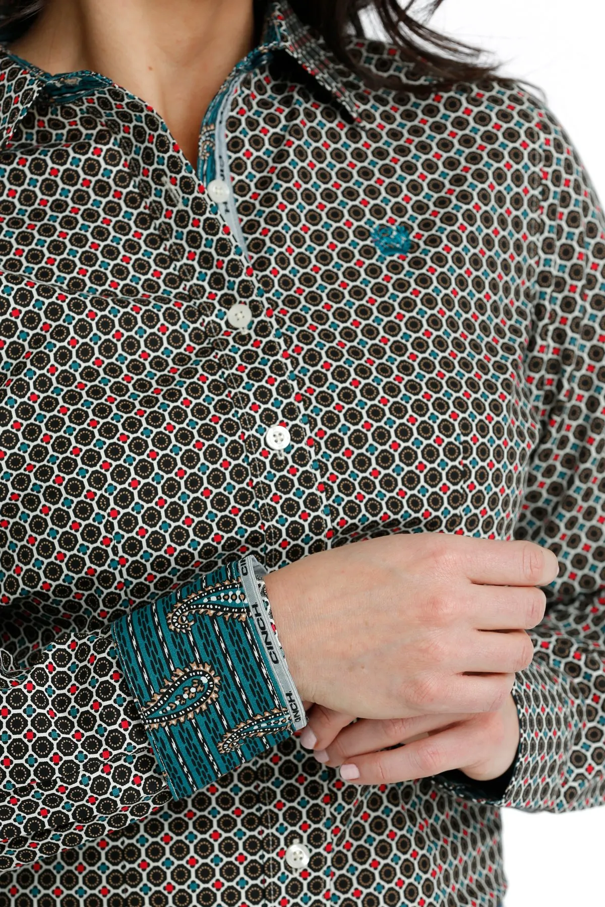 Cinch Women's Button-down Western Multicolor Shirt