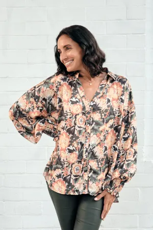 Claudia Collared Long Sleeve Top