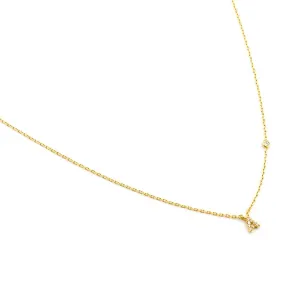 CZ Initial Necklace