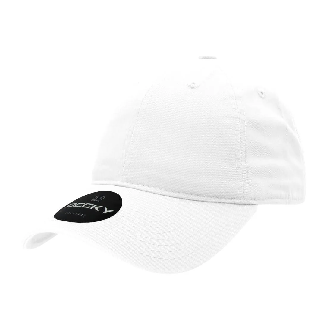 Decky 7005 Kids Youth Washed Cotton Hats Low Crown 6 Panel Dad Caps Relaxed