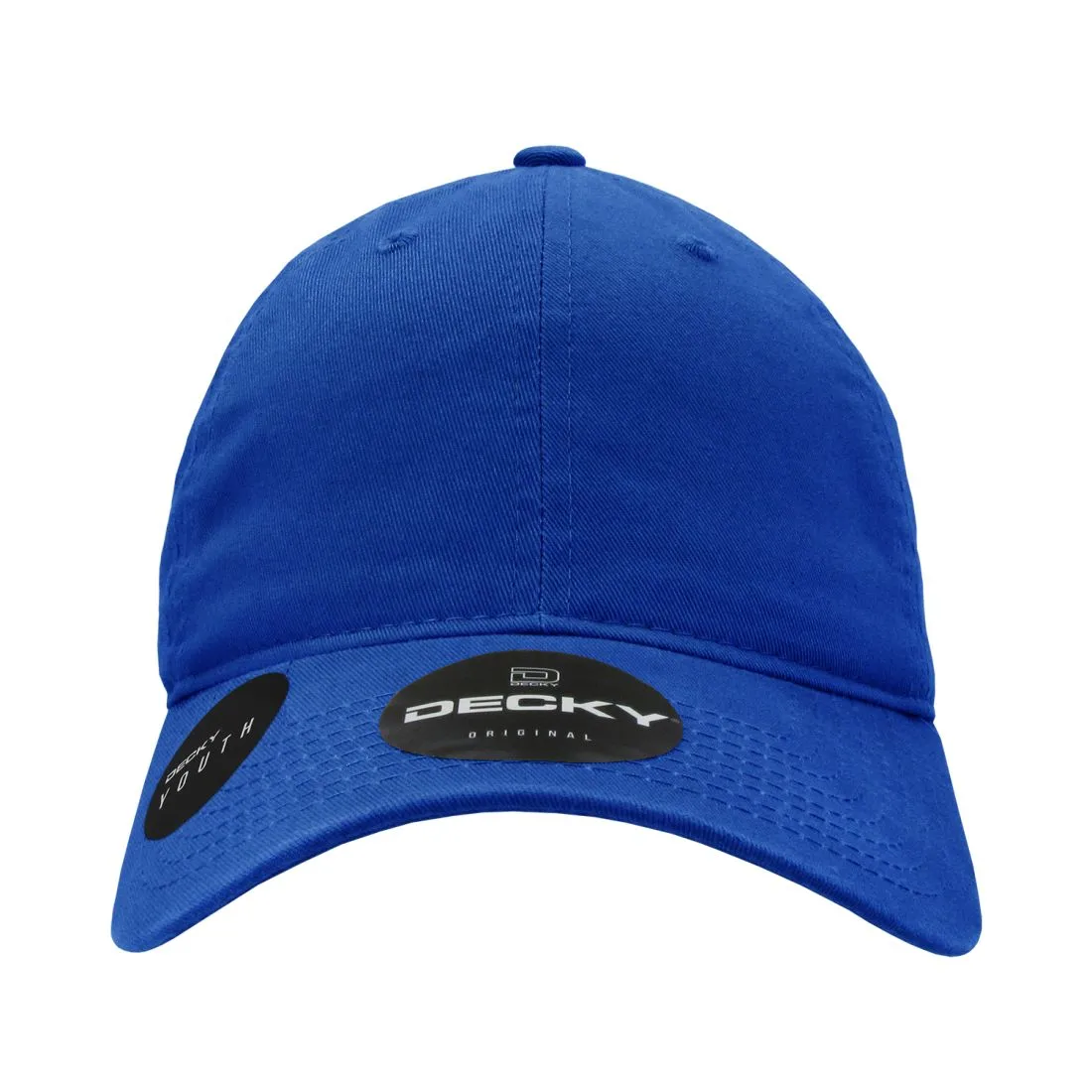 Decky 7005 Kids Youth Washed Cotton Hats Low Crown 6 Panel Dad Caps Relaxed