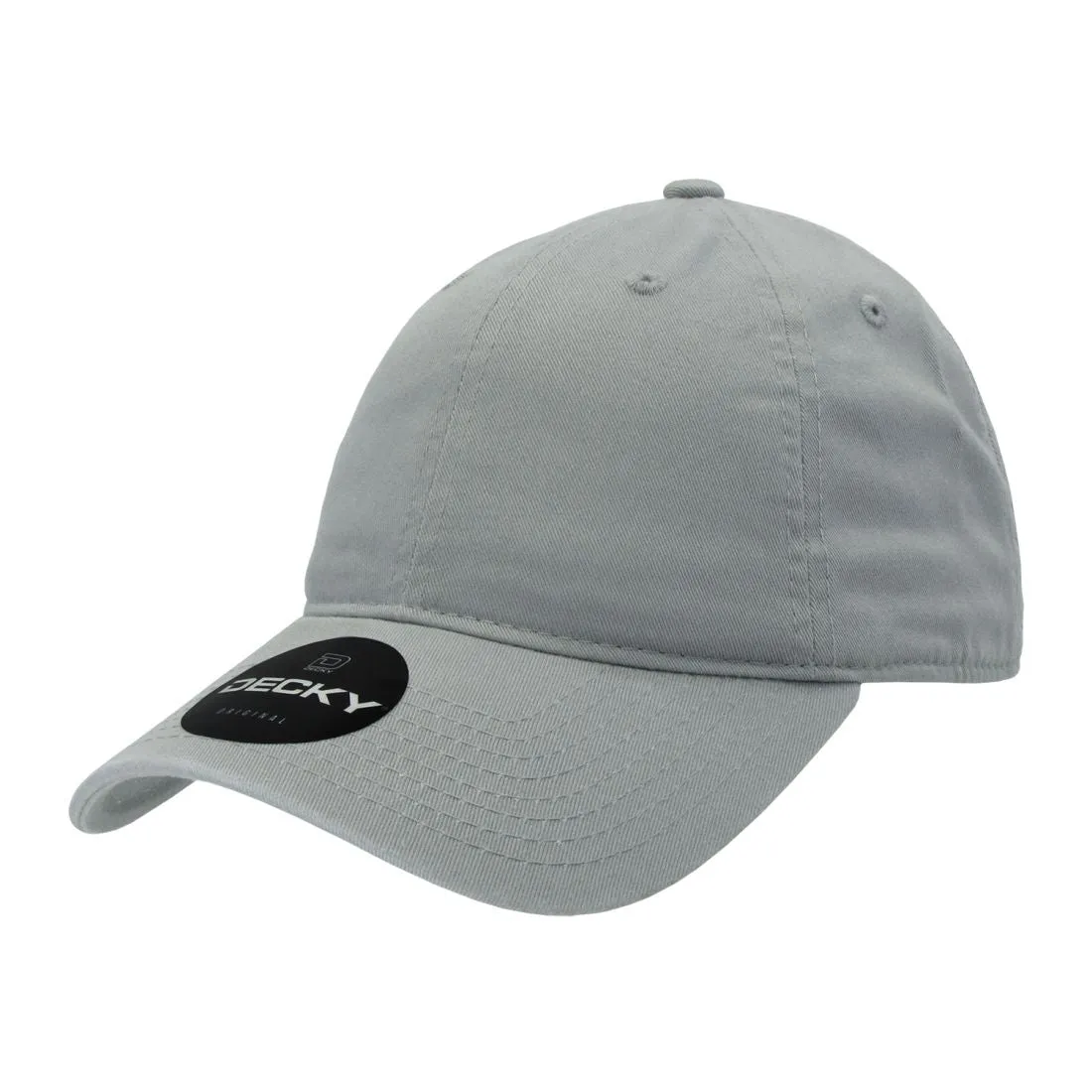 Decky 7005 Kids Youth Washed Cotton Hats Low Crown 6 Panel Dad Caps Relaxed