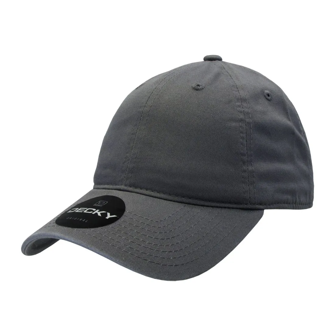 Decky 7005 Kids Youth Washed Cotton Hats Low Crown 6 Panel Dad Caps Relaxed
