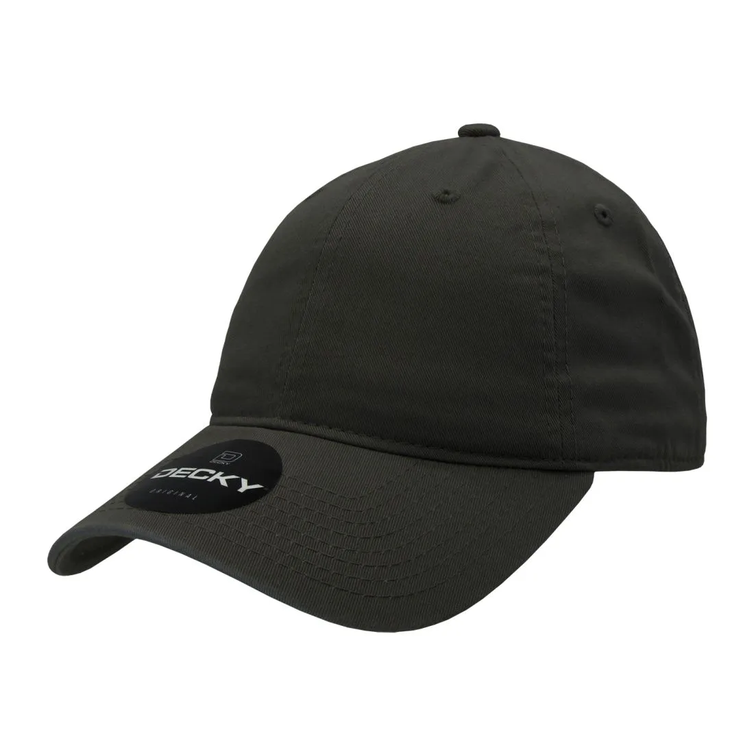 Decky 7005 Kids Youth Washed Cotton Hats Low Crown 6 Panel Dad Caps Relaxed