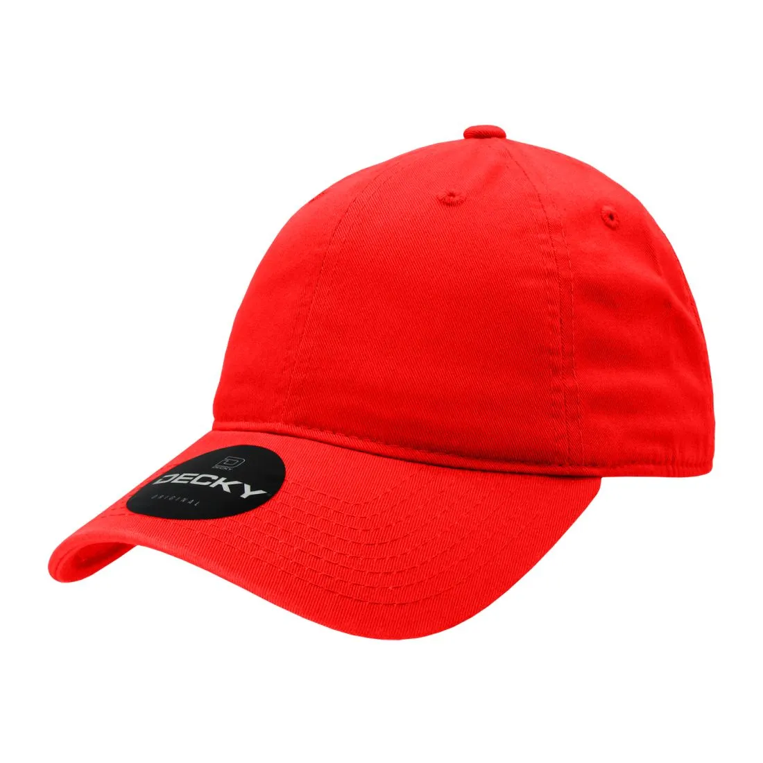 Decky 7005 Kids Youth Washed Cotton Hats Low Crown 6 Panel Dad Caps Relaxed