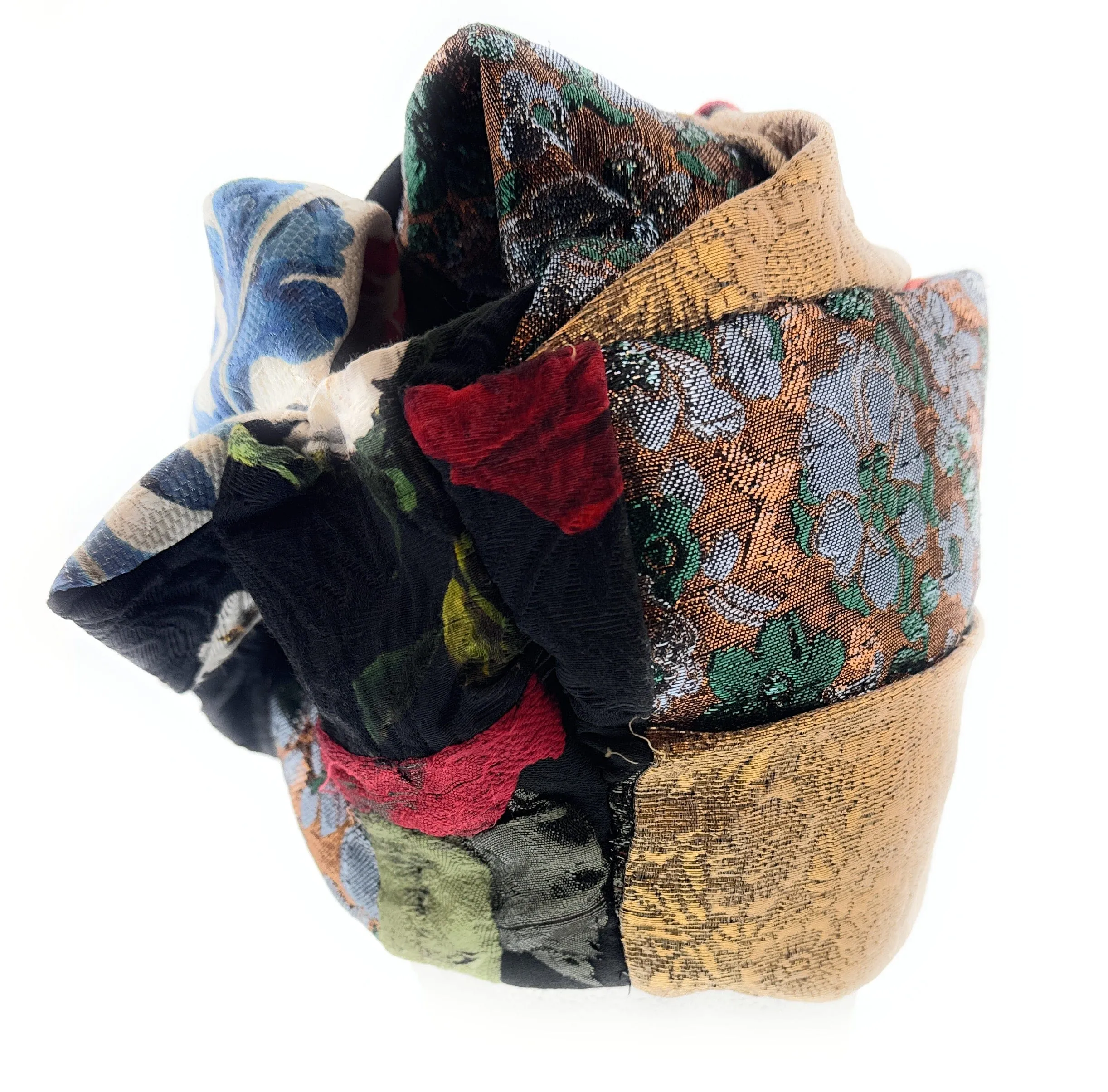 Dolce & Gabbana Turban Headpiece with Floral Detail-Adult S