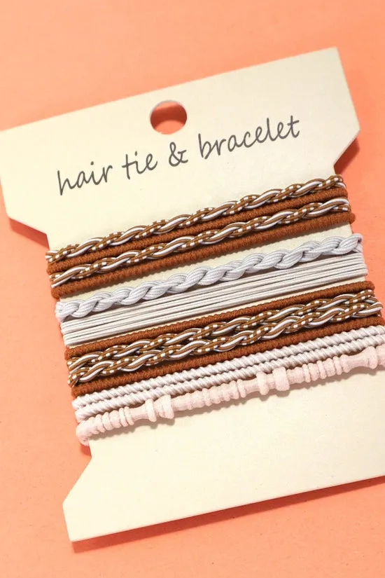 Dual Function Bracelet Hair Ties