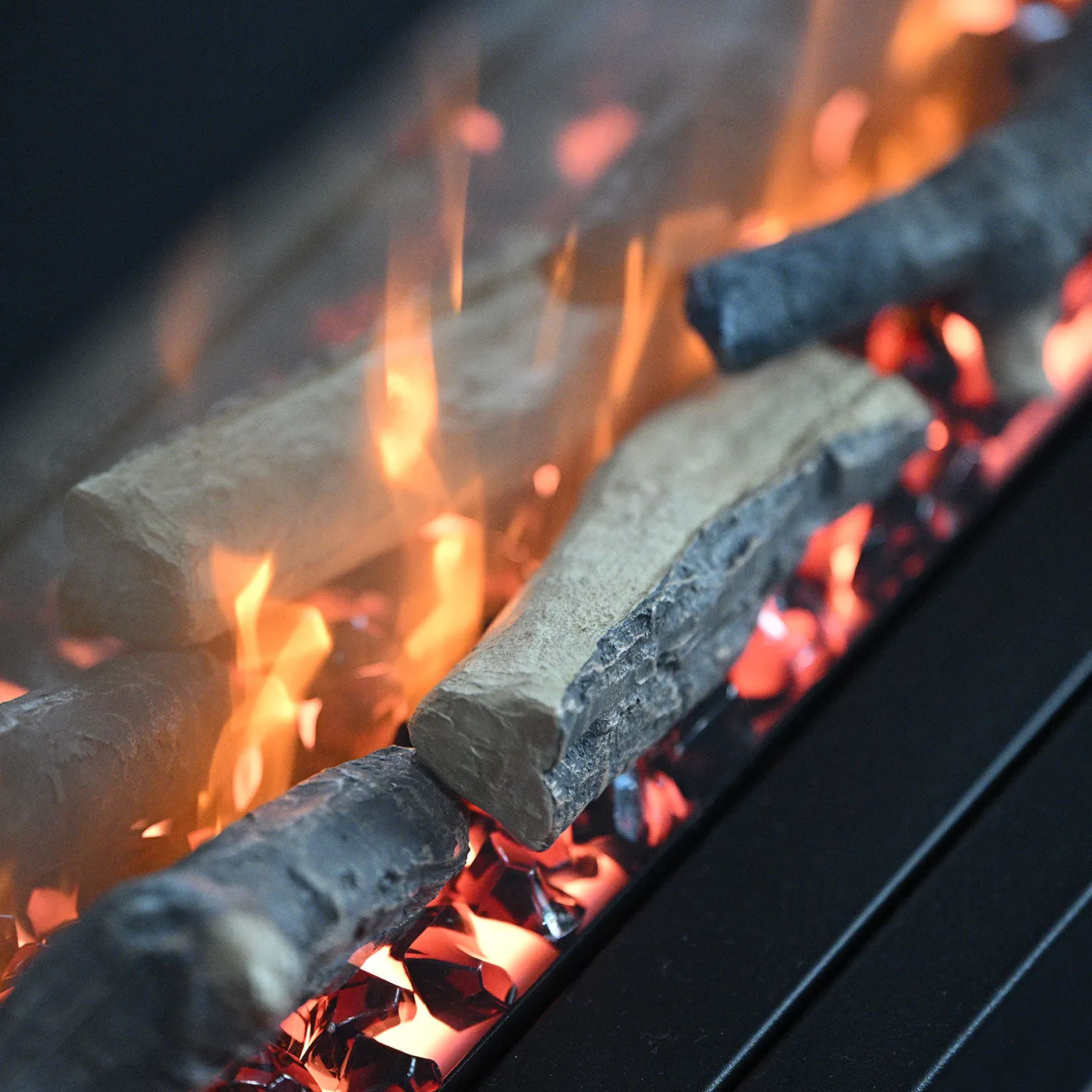 Electric Fireplace Small Crystal Black Decor – 0.6kg
