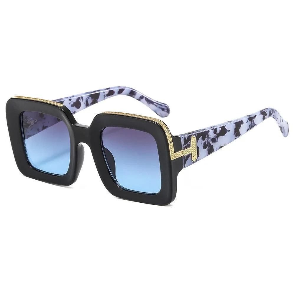 Elise Vintage Square Sunglasses