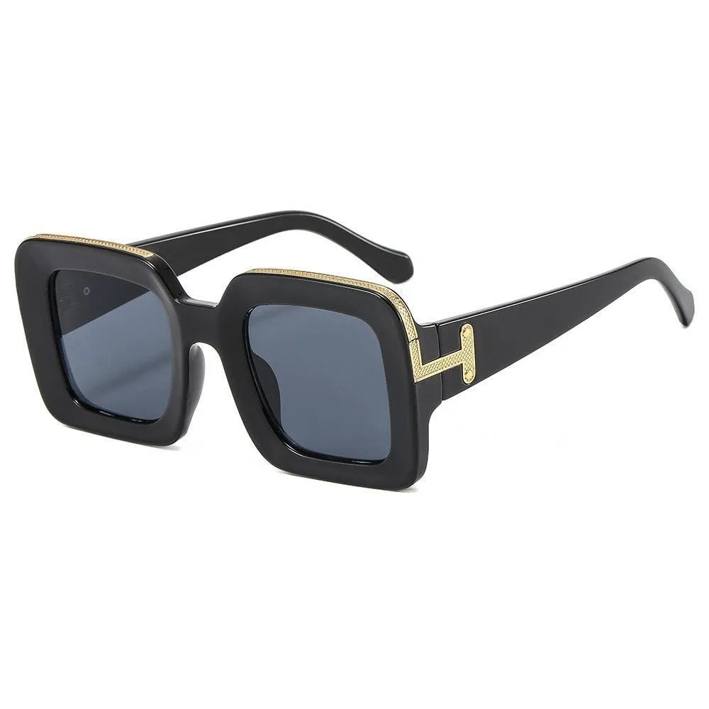 Elise Vintage Square Sunglasses