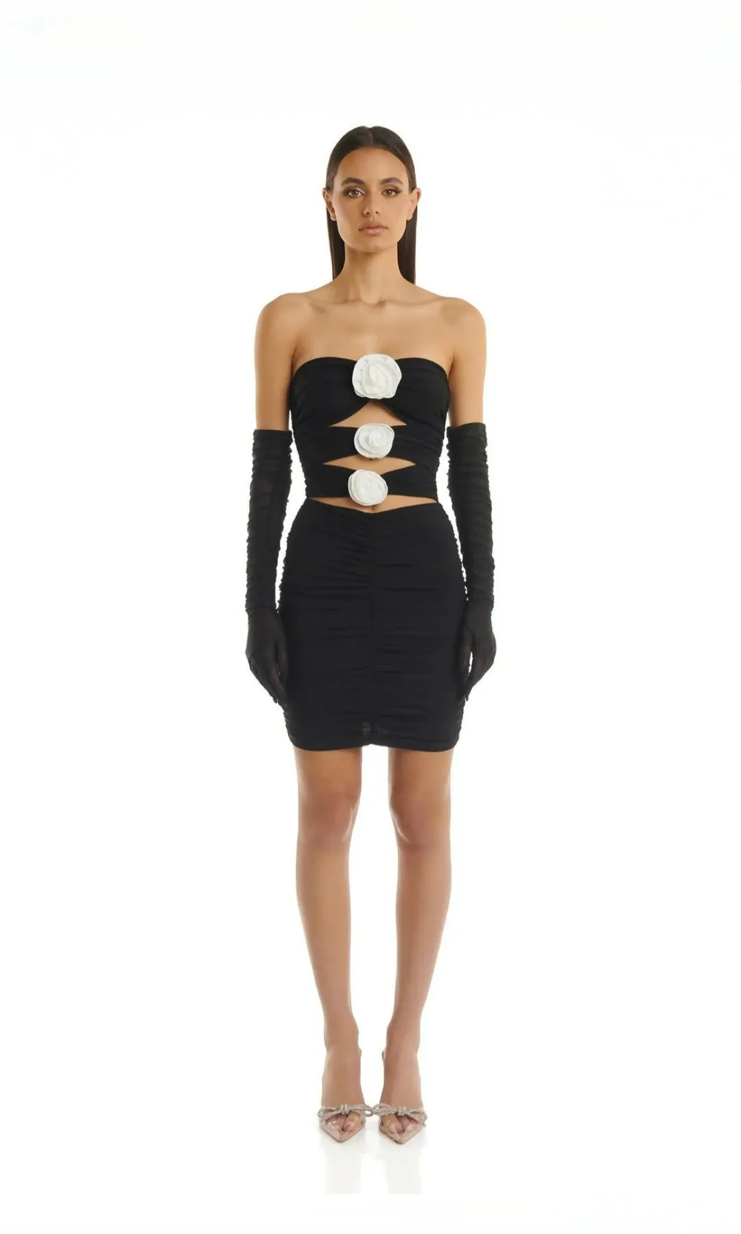 Eliya The Label Jordyn Dress Black Size L/AU12
