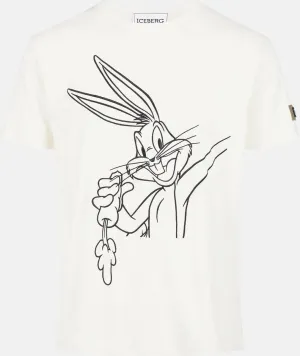 Embroidered Bunny T-shirt (Cream) - I23F02I63071329