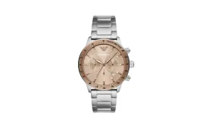 Emporio Armani Men's Mario Chronograph Stainless Steel Watch