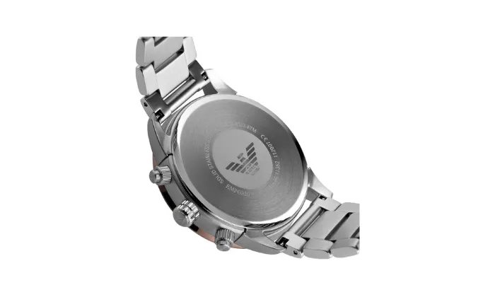 Emporio Armani Men's Mario Chronograph Stainless Steel Watch