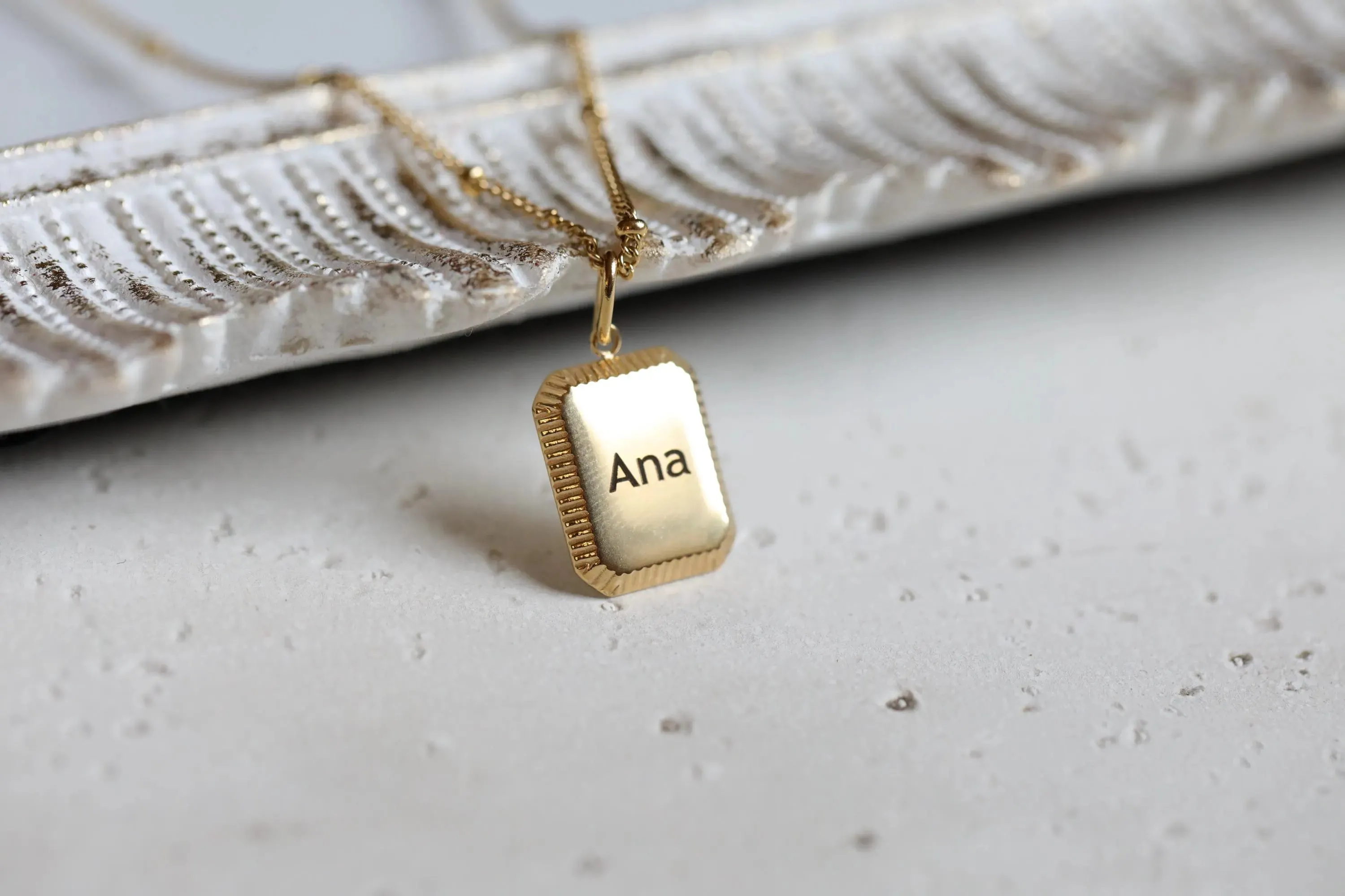 Engraved Necklace for women