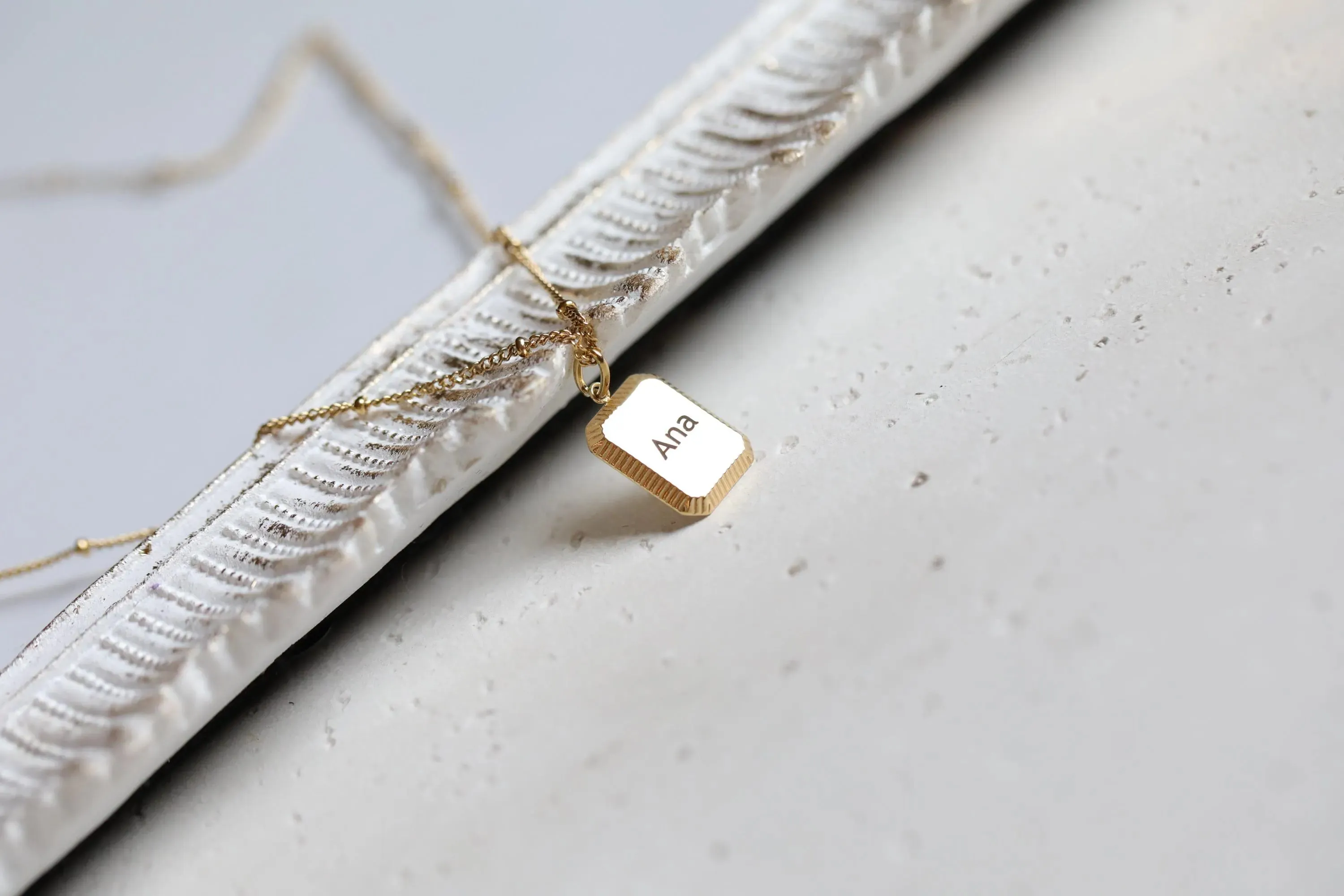 Engraved Necklace for women