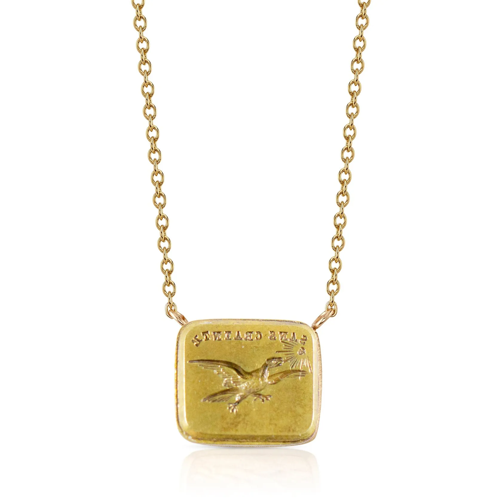 Fearless Motto Necklace with Diamond