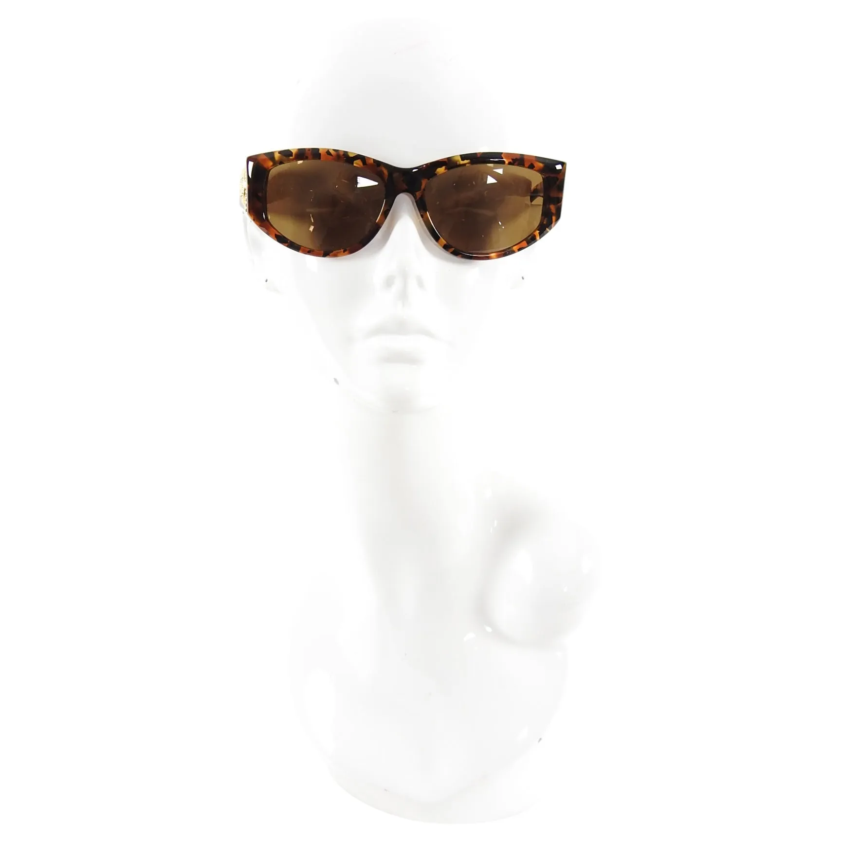 Fendi Vintage 1990's Tortoise and Gold Sunglasses FS146