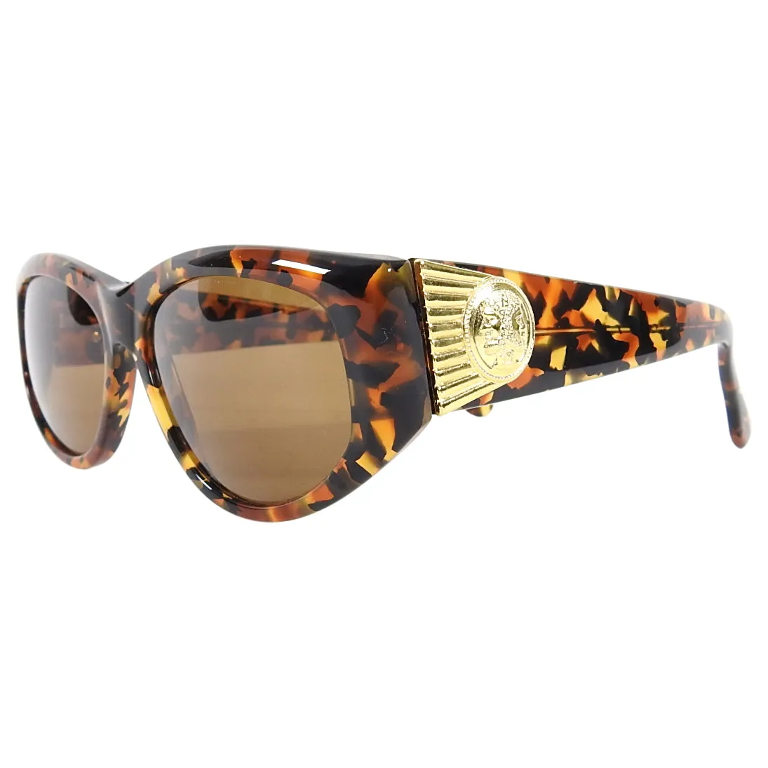 Fendi Vintage 1990's Tortoise and Gold Sunglasses FS146