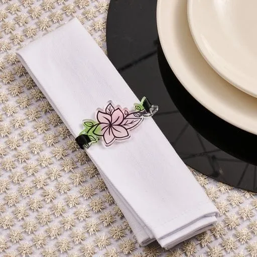 Floral Napkin Wraps