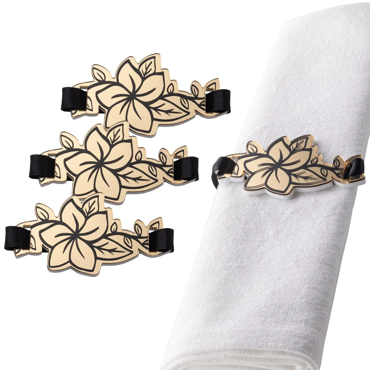 Floral Napkin Wraps