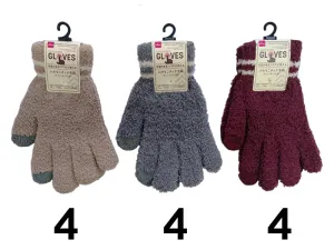 Fluffy touch gloves -Line-