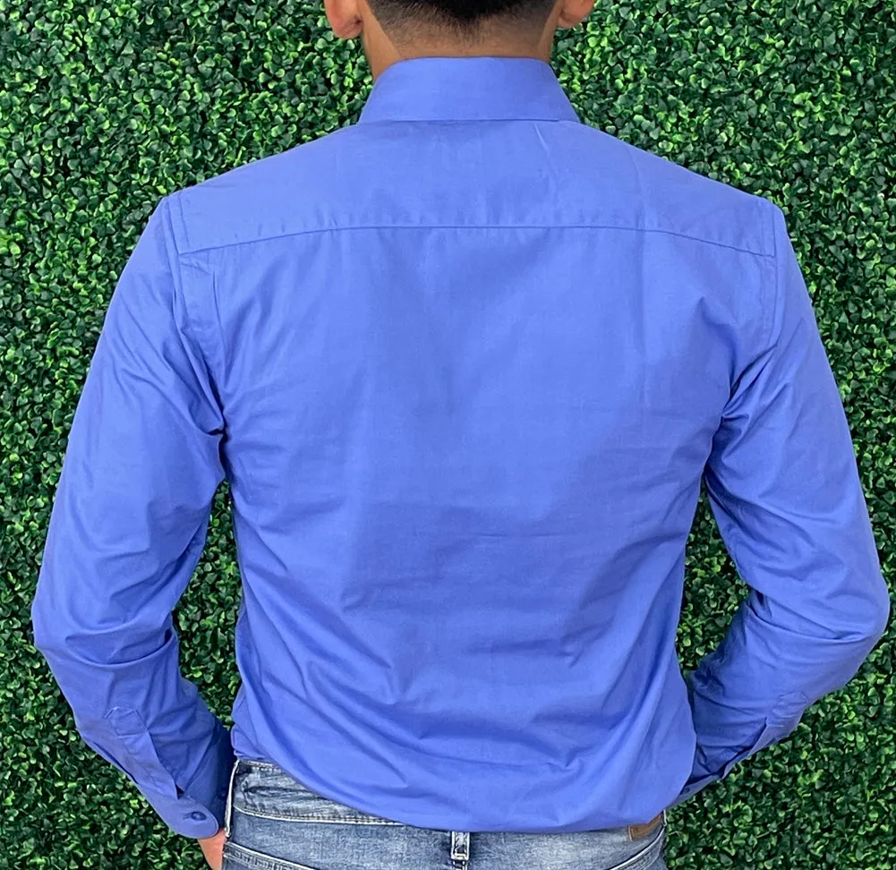 French Blue LS Dress Shirt by Omega Trading Co