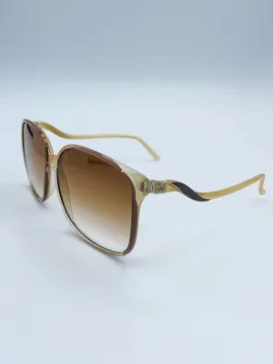 French Vintage Rectangle Women's Sunglasses