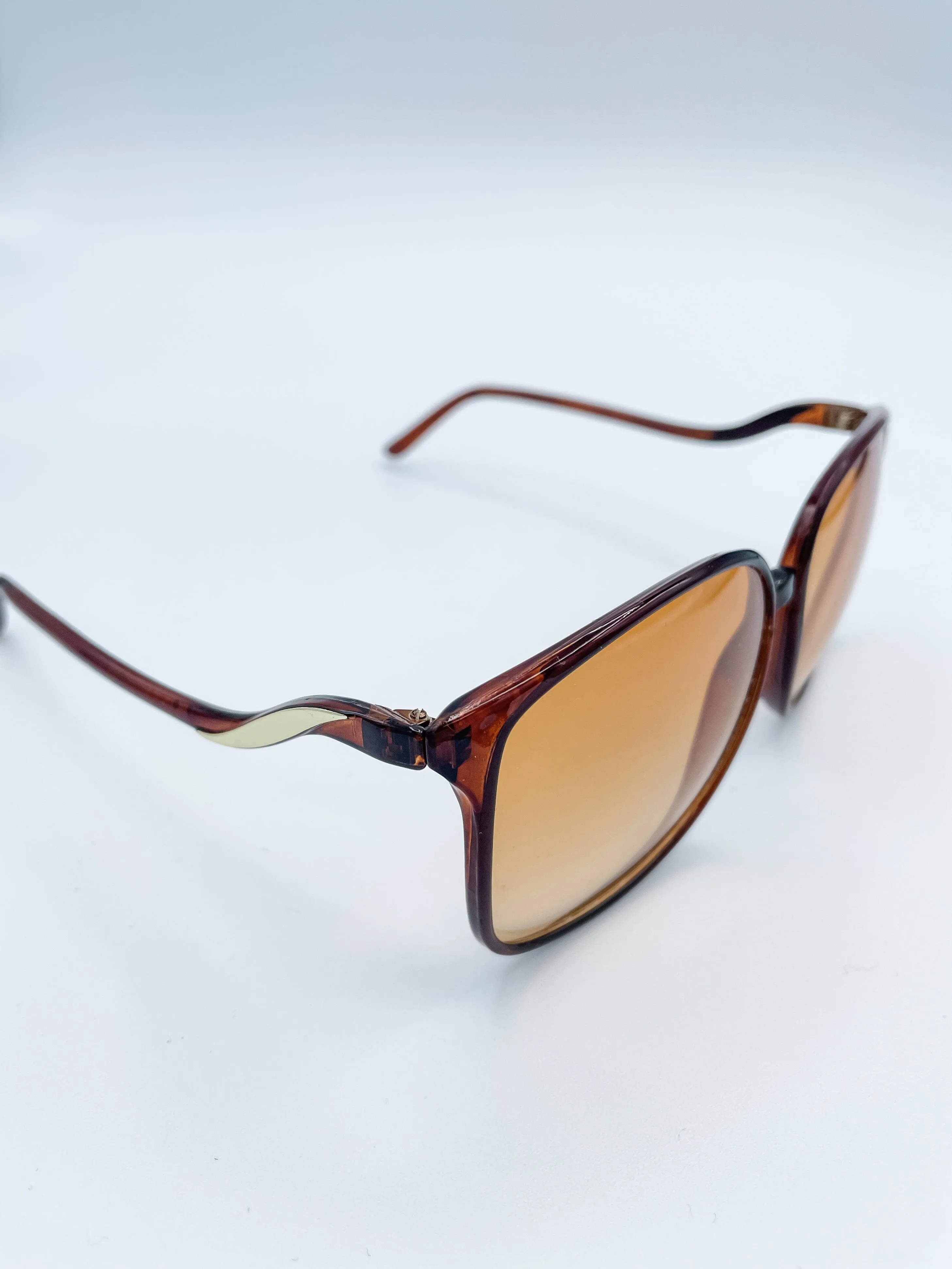 French Vintage Rectangle Women's Sunglasses