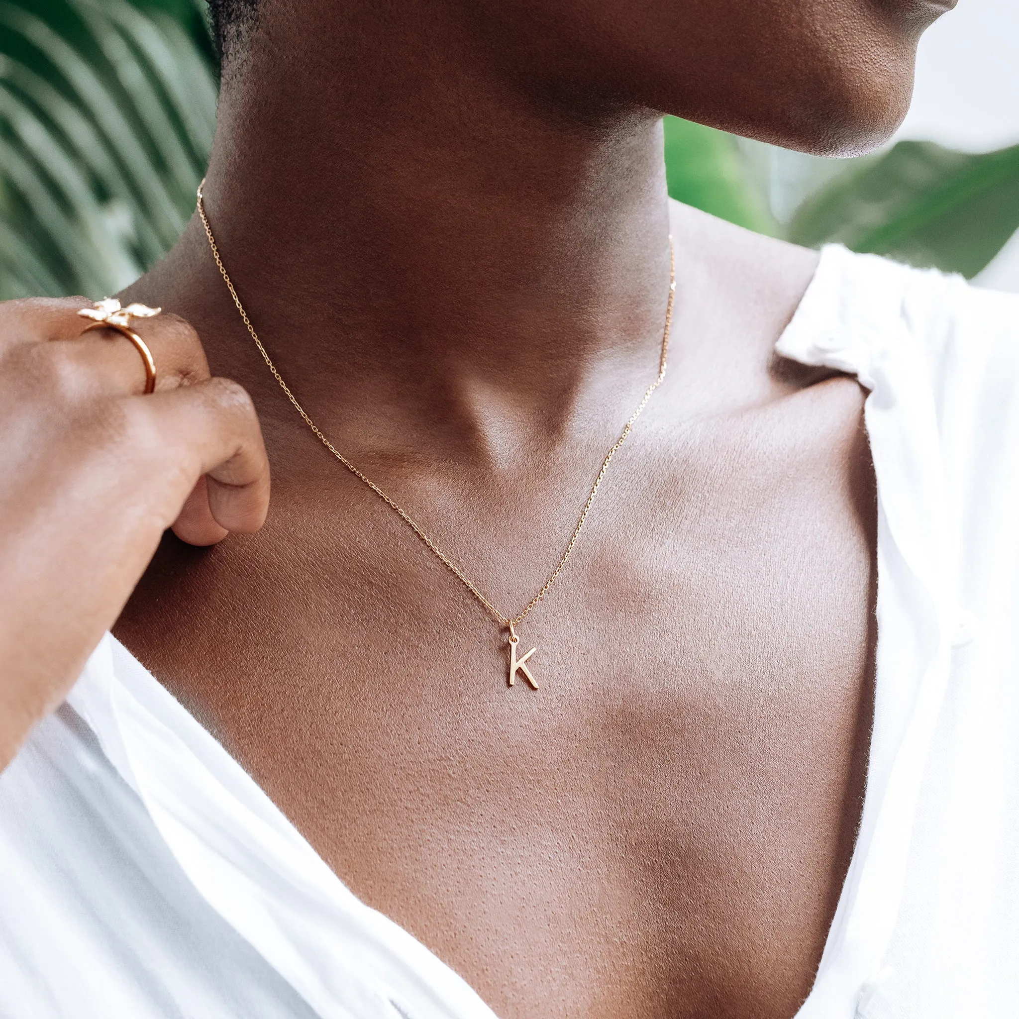 G Necklace / Gold Initial Necklace