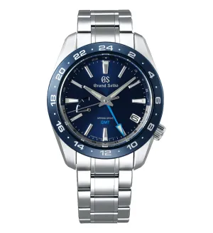 Grand Seiko Sport Watch with Blue Dial and Bezel, 40mm