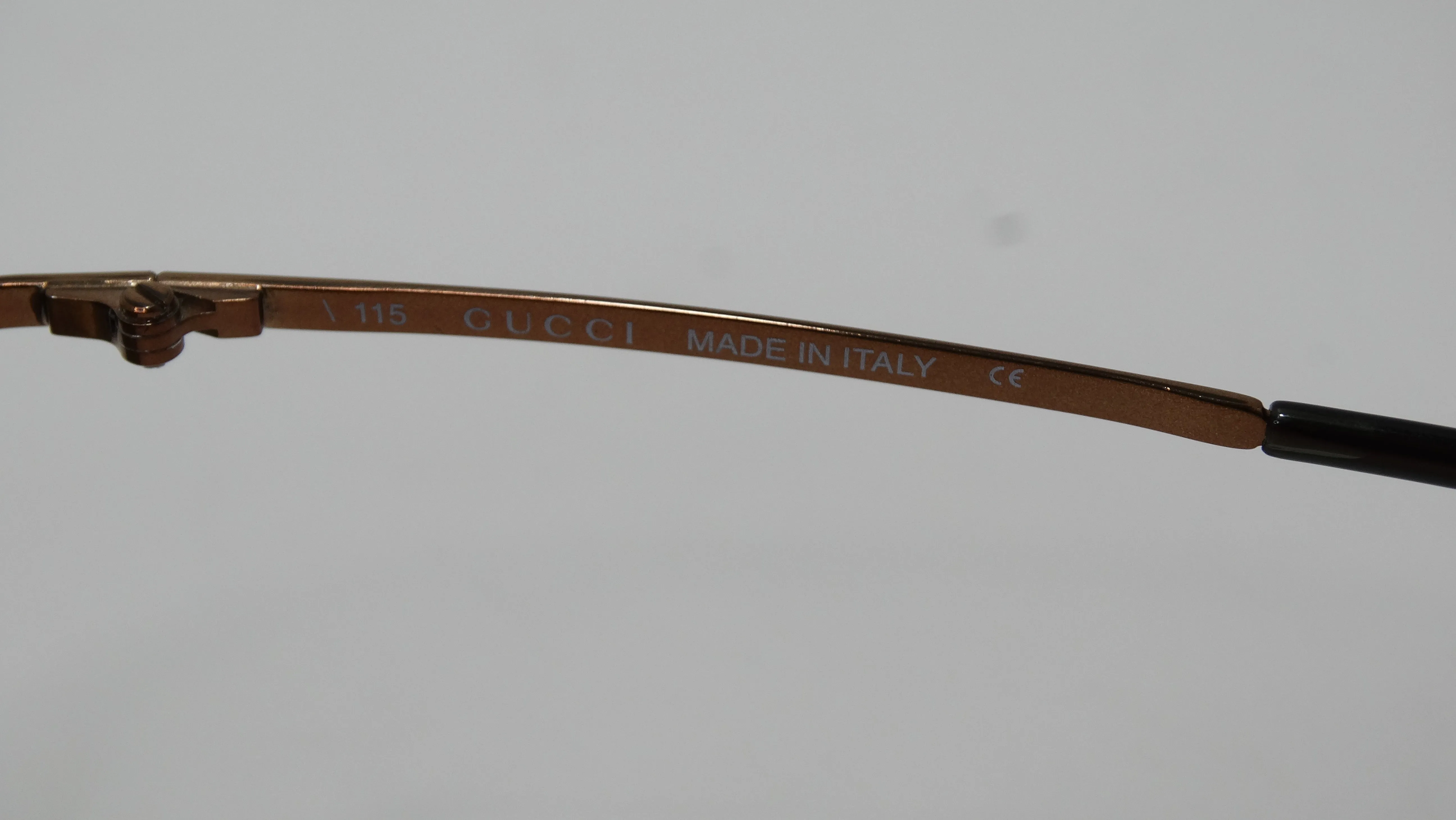 Gucci Vintage 1990's Semi-Rimless Rectangle Sunglasses